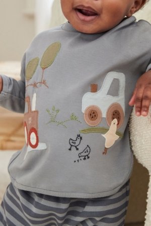 NEXT marškinėliai ilgomis rankovėmis ir tamprės, Q96877 80-86 