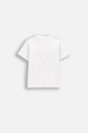 COCCODRILLO marškinėliai trumpomis rankovėmis, balti, 