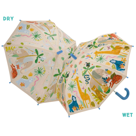 FLOSS AND ROCK spalvą keičiantis skėtis Jungle, 66cm, 52P6383 