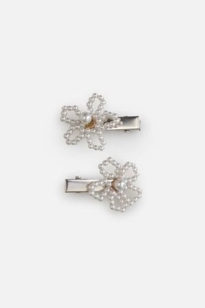 COCCODRILLO plaukų segtukai, juodi, WC6311719PBJ-022-000,  