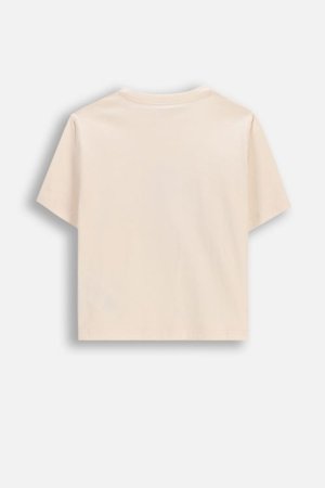 COCCODRILLO marškinėliai trumpomis rankovėmis, smėlio spalvos, WC6143205HGK-003-110, 110 cm 
