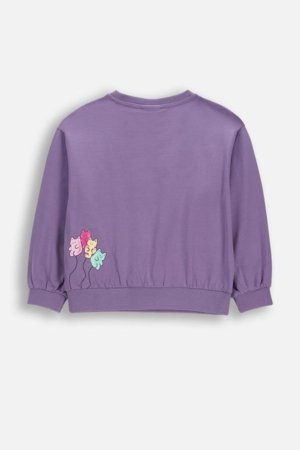 COCCODRILLO marškinėliai ilgomis rankovėmis, violetiniai, WC6143104SGK-016-092, 92 cm 