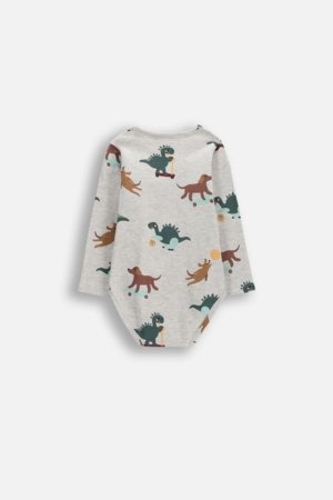 COCCODRILLO smėlinukas ilgomis rankovėmis, pilkas, dydis 