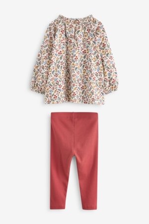 NEXT marškinėliai ilgomis rankovėmis ir tamprės, 386047 68-74