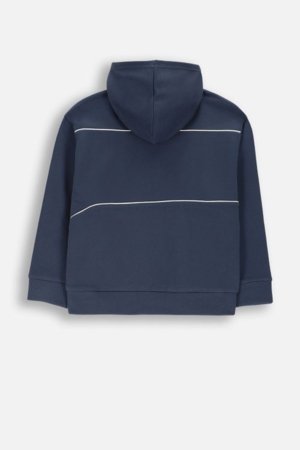 COCCODRILLO džemperis su gobtuvu, mėlynas, cm 