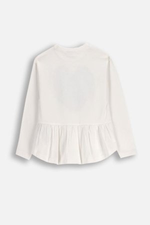 COCCODRILLO marškinėliai, kreminiai, ZC5143103WGK-003-122, 122 cm 