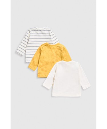 MOTHERCARE marškinėliai ilgomis rankovėmis 3 vnt., IF540 80 