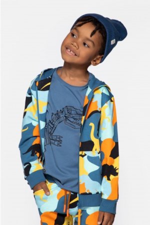 COCCODRILLO marškinėliai ilgomis rankovėmis DESERT EXPLORER KIDS, mėlyni, WC4143102DEK-014-0 