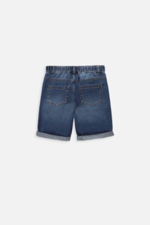 COCCODRILLO šortai DIGITAL WORLD KIDS, mėlyni, WC4123201DWK-014 