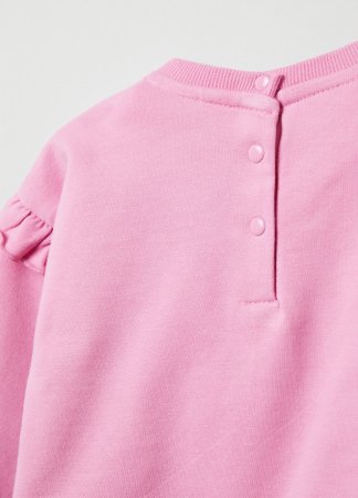 OVS GIRL9-36M JOGGING L/S 2M 9-12 PINK/GREY 001843591 001843591