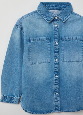 OVS GIRL3-10Y BLOUSE L/S 2M 7-8 AZURE 001833105 001833105