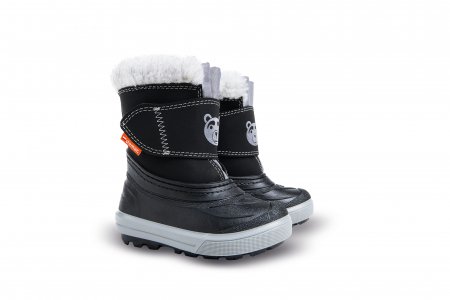 DEMAR žieminiai sniego batai BEAR C, juodi, 24-25 dydis, 1507 1507 C 24-25