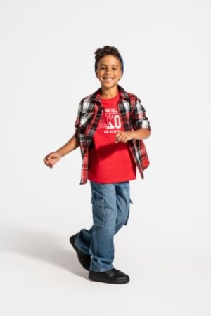 COCCODRILLO marškinėliai trumpomis rankovėmis ACADEMY BOY JUNIOR, raudoni, ZC4143203ABJ-009-152, 152 cm 