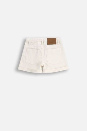 COCCODRILLO šortai JEANS COLLECTION GIRL, balti, WC5123301JCG-001-164, 164 cm 