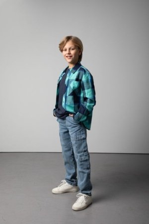 COCCODRILLO marškiniai, mėlyni, WC6136108CHB-013-140, 140 cm 