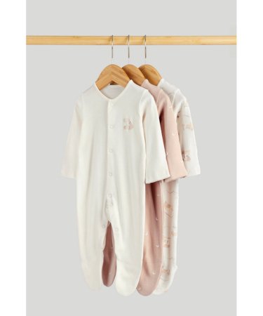 MOTHERCARE šliaužtinukas ilgomis rankovėmis 3 vnt., AV54401 50 cm 