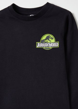 OVS BOY3-10Y T-SHIRT L/S 2H 8-9 BLACK 001894866 