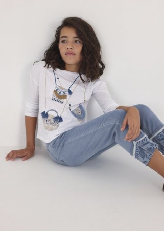 MAYORAL džinsai 8E, light, 6580-85 6580-85