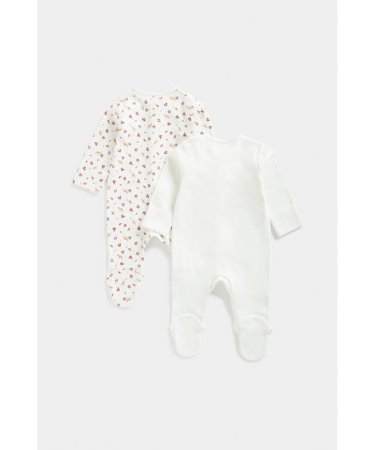 MOTHERCARE šliaužtinukas ilgomis rankovėmis, FE102 2vnt.,  