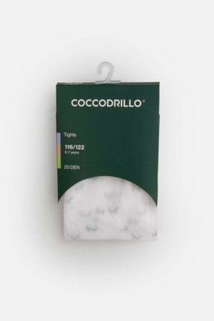 COCCODRILLO pėdkelnės, baltos, dydis 