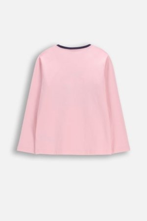 COCCODRILLO marškinėliai ilgomis rankovėmis, rožiniai, WC6143103SGJ-007-152, 152 cm 