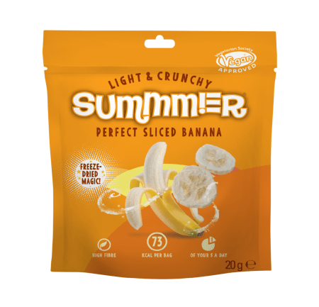 SUMMMER šalčiu džiovinti bananai, 20g, PR00243 