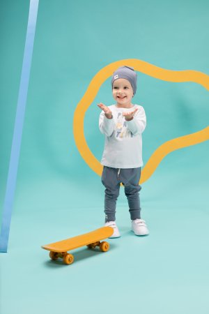 PINOKIO kelnės FUN TIME, mėlynos, 62 cm, 1-02-2203-18 1-02-2203-18-062NI