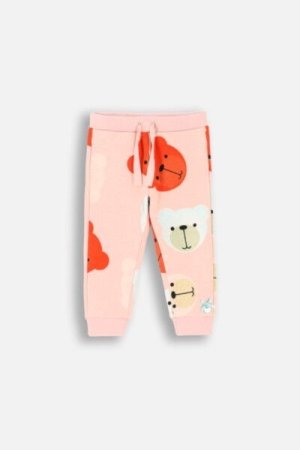 COCCODRILLO sportinės kelnės CUTE GIRL NEWBORN, powder pink, ZC4120201CGN-033-086, 86 cm 