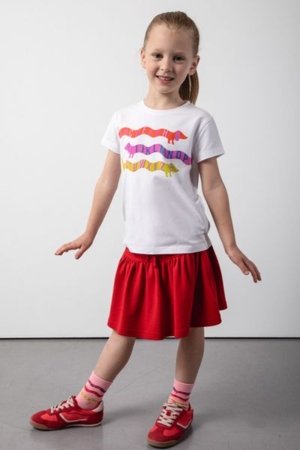 COCCODRILLO sijonas ACADEMY GIRL KIDS, raudonas, cm 