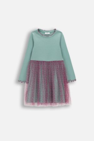 COCCODRILLO suknelė ilgomis rankovėmis, spalvota, WC6129103RGK-022-116, 116 cm 