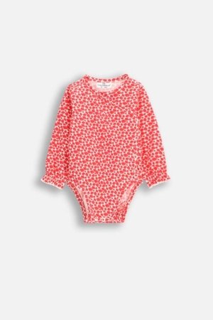 COCCODRILLO smėlinukas ilgomis rankovėmis NOSTALGIC MEADOW GIRL NEWBORN, kreminis, WC5112601NGN-003-074, 74 cm 