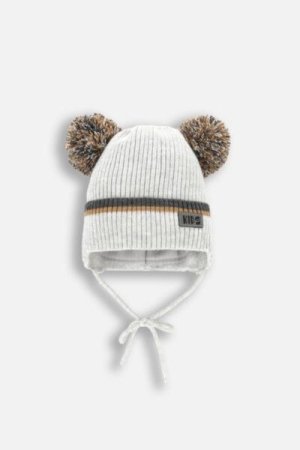 COCCODRILLO kepurė ACCESSORIES WINTER BOY, pilka, ZC4364103AWB-019-050, 50 cm 