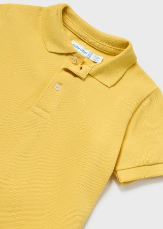 MAYORAL polo marškinėliai trumpomis rankovėmis 3K, banana, 102-19 