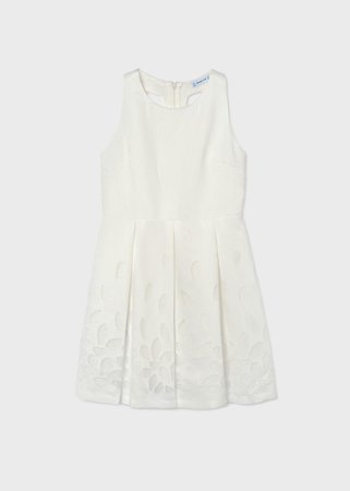 MAYORAL suknelė be rankovių, natural, 6.906-61, 152  cm 