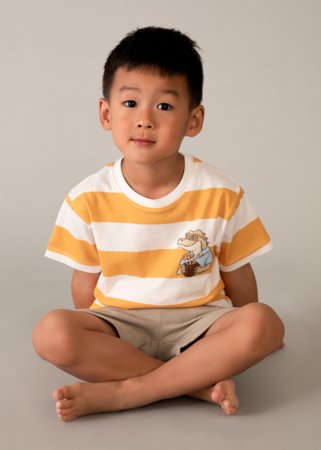 MAYORAL marškinėliai trumpomis rankovėmis ir šortai, peach, 3.602-23, 128  cm 