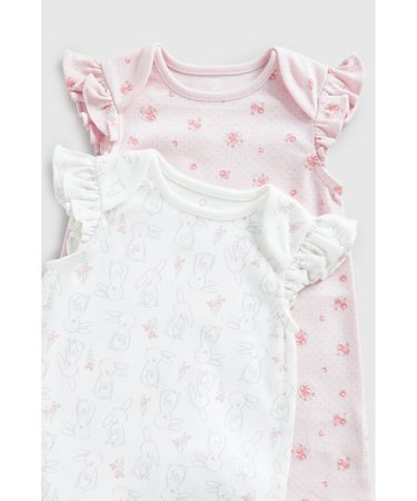 MOTHERCARE šliaužtinukas trumpomis rankovėmis, 2vnt., GF079 
