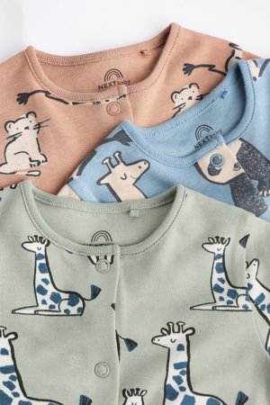 NEXT šliaužtinukas ilgomis rankovėmis, 3vnt., K79519 80-86 