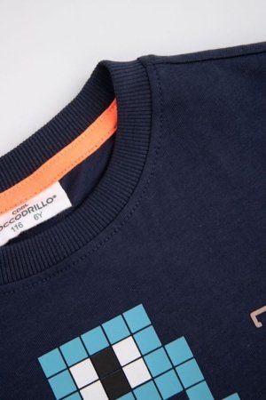 COCCODRILLO marškinėliai ilgomis rankovėmis, tamsiai mėlyni, cm 