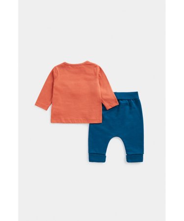 MOTHERCARE marškinėliai ilgomis rankovėmis ir kelnės, FB462 650997