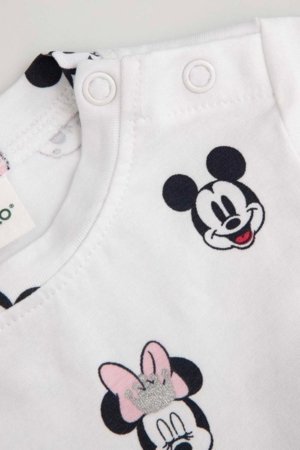 COCCODRILLO smėlinukas trumpomis rankovėmis, baltas, WC6112801LGD-001-086, 86 dydis 