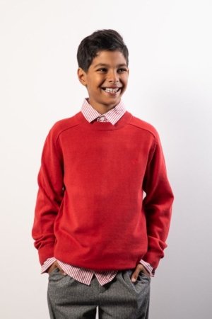 COCCODRILLO megztinis, raudonas, cm 