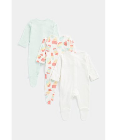MOTHERCARE šliaužtinukas ilgomis rankovėmis, 3 vnt., EC652 630072