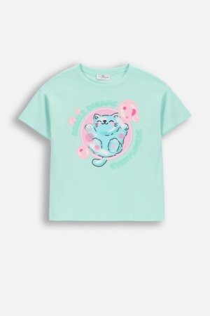 COCCODRILLO marškinėliai trumpomis rankovėmis, žali, WC6143204SGK-011-116, 116 cm 