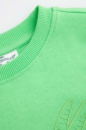 COCCODRILLO marškinėliai ilgomis rankovėmis DRAGONS BOY KIDS, žali, WC5143102DBK-011-122, 122 cm 