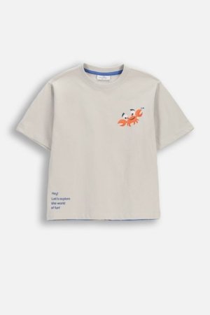 COCCODRILLO marškinėliai trumpomis rankovėmis, pilki, WC6143204RBK-019-098, 98 cm 