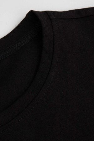 COCCODRILLO marškinėliai LICENCE GIRL, juodi, ZC4143208LGD-021-164, 164 cm 