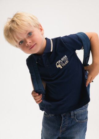 MAYORAL marškinėliai trumpomis rankovėmis, navy, 3.108-61, 104  cm 