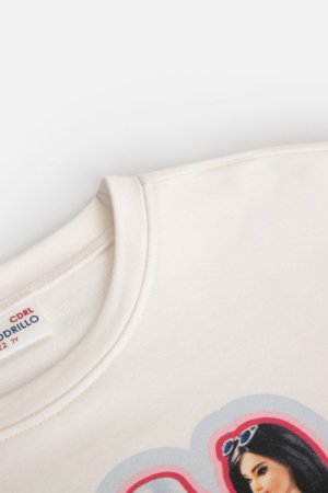 COCCODRILLO džemperis MAXI MINI GIRL KIDS, ecru, ZC3132103MGK-003 ZC3132103MGK-003-110