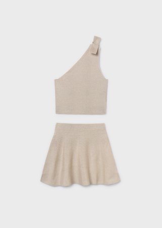 MAYORAL palaidinė ir sijonas, sand, 6.918-14, 152  cm 