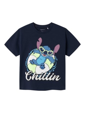 NAME IT STITCH marškinėliai, 13240640-282D3C 122-128 